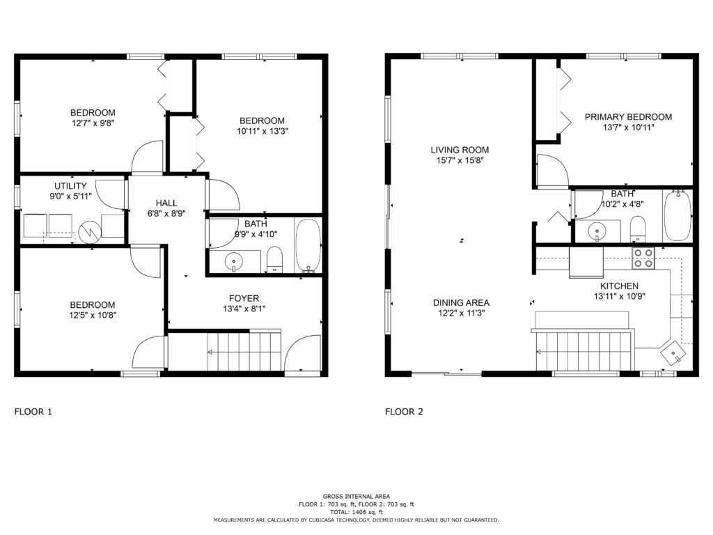 Real Estate 2D Floor Plan Cubicasa